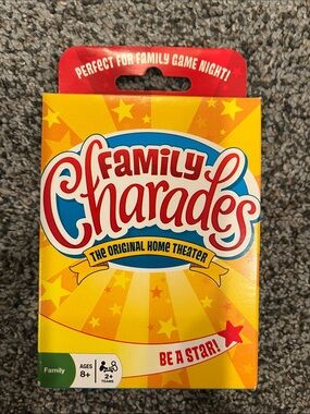 Family Charades Card Game NEW
